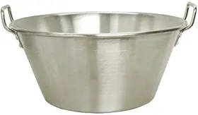Gas One 880320533361 Cazo Grande Para Carnitas Large 17 Inch X11 Stainless Steel Heavy Duty Acero