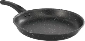 Gibson Home 085081593528 Delhi Grey Speckle Frying Pan 11-inch Length Black Kitchen Cooking