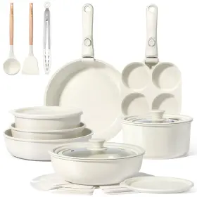 Gipp 680358178332 Gipphau 21 Piece Ceramic Pots And Pans Set Non Stick Cookware With