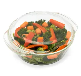 Glass Conscious 195893977390 Microwave Food Steamer Microwavable Vegetable 100% Ove