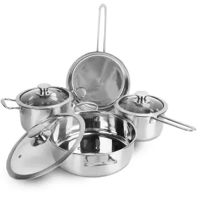 Gpct3488 Global Phoenix Cookwareset Mc Stainless Steel Cookware Set Induction 5 Pieces Fast Even Heat Dishwasher