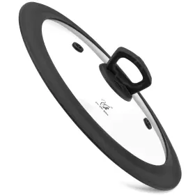 Glou-glou Goose Ggg Jlp-aab32 Vented Tempered Glass Universal Lid For Pot Pan Skillet With Heat Resistant S