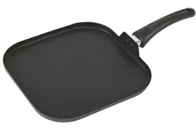 06172 Good Cook 11-inch Square Griddle Pan Nonstick Aluminum Frying Even Heating 11 In