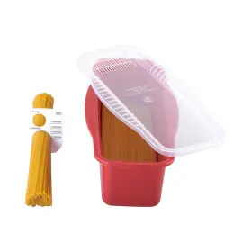 Goodcook 076753201391 Microwave Pasta Cooker With Strainer Lid And Cooking Guide Noodles