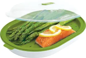 20146 Goodcook Everyday Microwave Steamer Vegetable And Fish Cooker Cookware Pres