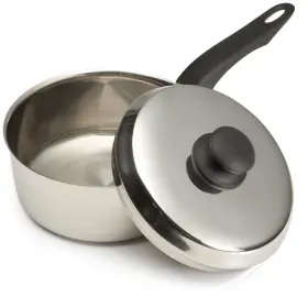 Goodcook 798837737014 Good Cook 1.5 Quart Stainless Steel Sauce Pan With Lid