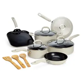 Goodful 741393002713 Ceramic Nonstick Pots And Pans Set Premium Coating Made Without Pfoa