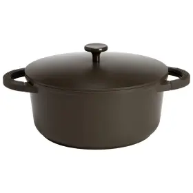 88243501 Goodful Cast Aluminum Ceramic Dutch Oven Cookware 400f 4.5 Quart Charcoal Silicone