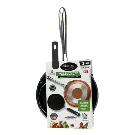 Gotham Steel 080313071492 Diamond 2-piece Non-stick Aluminum Cookware Set 9.5 Inch 5.5 New