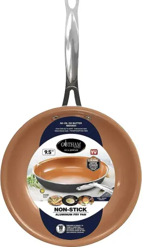 6101 Gotham Steel 9.5 Inch Nonstick Fry Pan Made With Titanium And Ceramic Brand New
