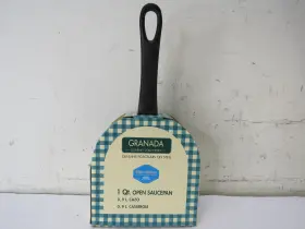 Granada 085061350066 New Silverstone 1 Quart Saucepan Porcelain On Steel Green Sealed