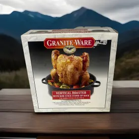 0530 Granite Ware Vertical Roaster Made In Usa