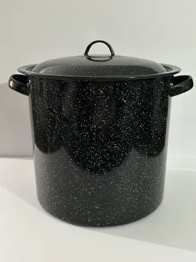 Granite Ware 072495061248 Enamelware 15.5 Quart Stock Pot With Lid Euc