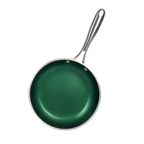 Granitestone 445016981982 Frying Pan Skillet 12-inch Triple Layer Non-stick Diamond Infused Aluminum Green