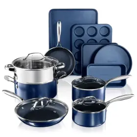 Granitestone B08p7wnyxn 15 Pc Kitchen Pots And Pans Set Non Stick Cookware Sets
