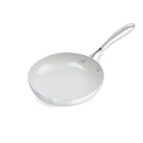Greenlife 445007944910 Stainless Pro 8 Inch Tri-ply Steel Healthy Ceramic Nonstick Frying Pan