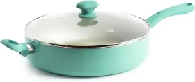 Cc004288-001 Greenlife Soft Grip Diamond Healthy Ceramic Nonstick 5 Quart Saute Pan Jumbo Cooker