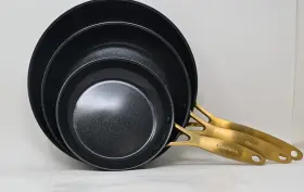 1507721 Greenpan 3 Piece Nonstick Skillet Pan Set Jewel Colors