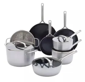 1787425 Greenpan Gp5 Vista 5-ply Stainless Steel Ceramic Nonstick 12-piece Cookware Set