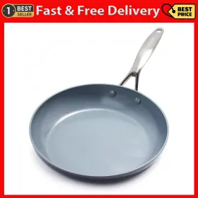 Greenpan 445030732782 Valencia Pro 10 Inch Frying Pan Ceramic Nonstick Gray Toxin Free