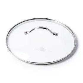 Greenpan 885837014815 Glass Lid With Stainless Steel Handle 12 Inch Silver