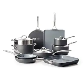 Greenpan 885837018042 Paris Pro 14-piece Non-stick Cookware Set
