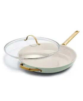 Greenpan 885837028607 Reserve Hard Anodized Healthy Ceramic Nonstick 12 Inch Frying Pan Skille