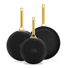 Greenpan 885837031188 Reserve Hard Anodized Healthy Ceramic Nonstick 8 Inch 10 And 12 3 Pie