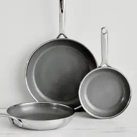 Greenpan 885837056822 Spectra Diamond 3-piece Frypan Set - New Open Box