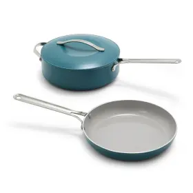 93319982 Greenpan Nova 3pc 10 Inch Ceramic Nonstick Fry Pan Set Stainless Steel Handle