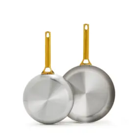 94965720 Greenpan 10 Inch And 12 Reserve Stainless Steel Fry Pan Set
