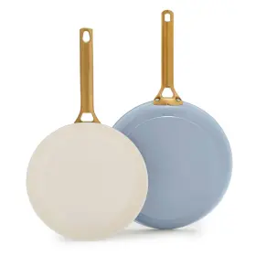 94965723 Greenpan 10 Inch And 12 Reserve Pro Ceramic Nonstick Fry Pan Set Glacier