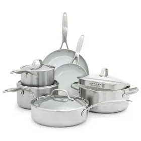 Cc000018001 Greenpan Venice Pro 10 Piece Cookware Set Stainless Steel Non-toxic Pfas-free With Ce