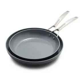 Cc000043-001 Greenpan Paris Pro 8 Inch And 10 Aluminum Ceramic Nonstick Frying Pan Skillet
