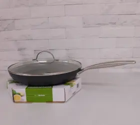 Cc000122-001 Greenpan Chatham Ceramic Nonstick Frypan With Glass Lid 12 Inch - New