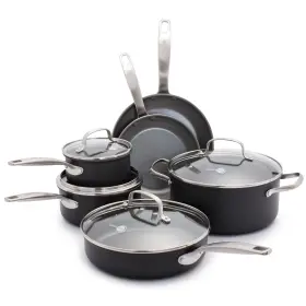 Cc000126-001 Greenpan Chatham Hard Anodized Healthy Ceramic Nonstick 10 Piece Cookware Pot