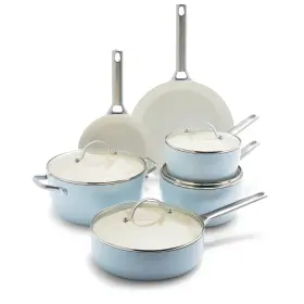 Cc000386-001 Greenpan Padova Hard Anodized Healthy Ceramic Nonstick 10 Piece Cookware Pots