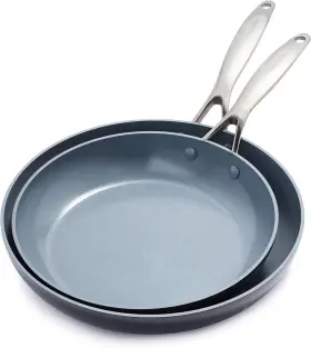 Cc000673-001 Greenpan Valencia Pro Hard Anodized Healthy Ceramic Nonstick 10 Inch 12 Frying Pan