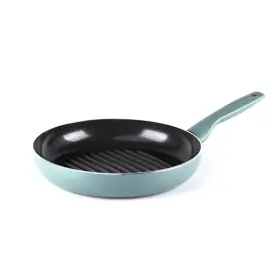 Cc002793-001 Greenpan Rio 8 Inch Grill Pan Ceramic Nonstick Pfas-free Smokey Blue