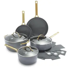 Cc003173-001 Greenpan Reserve Hard Anodized Healthy Ceramic Nonstick 8 Piece Cookware Pots And Pans
