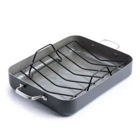 Cc003788-001 Greenpan Chatham Hard Anodized Healthy Ceramic Nonstick 16 Inch X 13 Roasting Pa