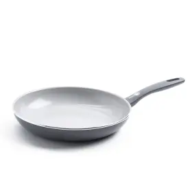 Cc004523-001 Greenpan Dover Healthy Ceramic 12 Inch Frying Pan Skillet Without Spatula Gray