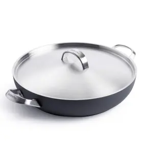 Cc004534-001 Greenpan Paris Pro 11-inch Covered Everyday Pan With Handles Black