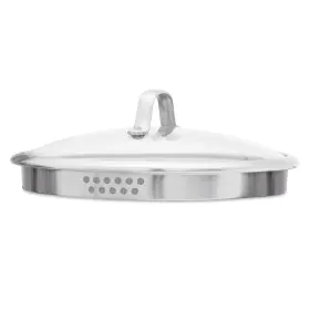 Cc005813-001 Greenpan Venice 9.5 Inch Glass Straining Lid With Stainless Steel Handle Cookware Pots An