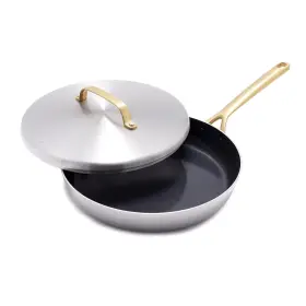 Cc006380-001 Greenpan Gp5 5-ply Stainless Steel 12 Inch Frying Pan Skillet Frypan With Lid Silver