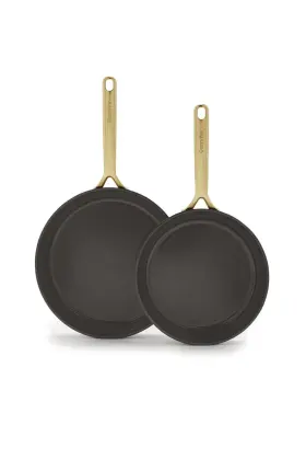 Cc006919-001 Greenpan 8 Inch & 11 Ceramic Nonstick Frying Pan Skillet Set Pfas-free Hard Anodize