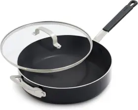Cc008662-001 Greenpan Bobby Flay 4.5 Quart Ceramic Nonstick Aluminum Saute Pan With Lid