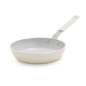 Cc008876-001 Greenpan Bobby Flay 8 Inch Nonstick Frying Pan Pfas-free Ceramic Stay-cool Handle Cream