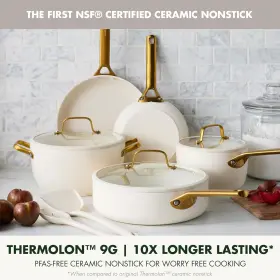 Cc009661-001 Greenpan Nonstick Reserve Pro 10 Piece Cookware Set Nsf Certified Pfas-free -m