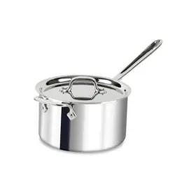 Groupe Seb 011644502317 D3 3-ply Stainless Steel Sauce Pan With Lid 4 Quart Induction Oven Quarts
